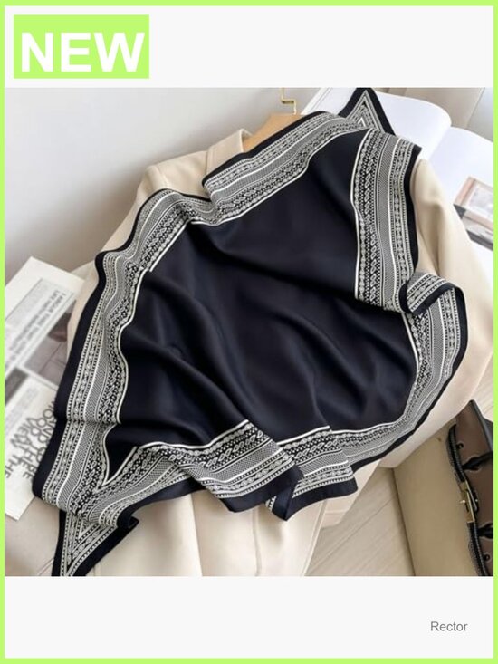 Women Scarf Belt Triangle Silk Satin Hip Scarf Waist Wrap Tie Boho Accessory main image 7